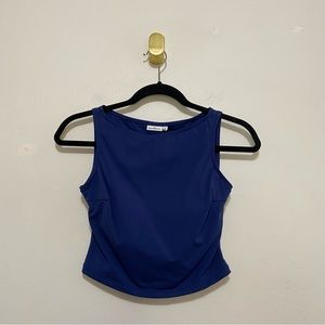 Hermoza NWT Royal Blue Tankini Swim Top